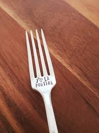 Poutine J Aime La Poutine French Canadian Mets Canadien Foodie Made In Canada En Francais Quebecois Engraved Fork Handmade Poutine I Am Canadian