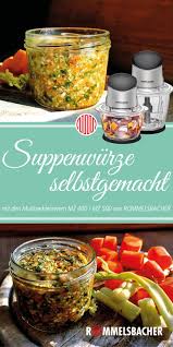 Haltbare Suppenwurze Selbermachen Im Multizerkleinerer Mz 500 Von Rommelsbacher Suppe Rezepte Gesund Multizerkleinerer