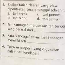 Tari tradisional ini merupakan salah satu jenis tari pergaulan. Tolong Kaka Aku Gk Bisa Seni Budaya Brainly Co Id