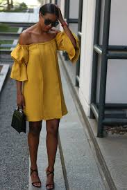 Diy Off The Shoulder Exaggerated Sleeve Dress Fashion Clothes African Fashion