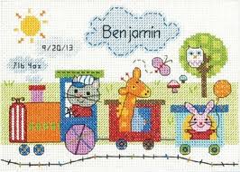 Alphabet baby with goblins colored letters (1). Dimensions Train Birth Record Counted Cross Stitch Kit Dimensions Hixxysoft