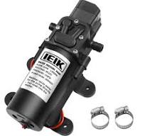 12 Volt Diaphragm Pump 5LPM 1.35 GPM 116PSI Self Priming Sprayer Pump 12V  DC Fresh Water Diaphragm Pressure Pump for RV Camper Marine Boat Lawn (60W)