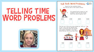 This is the ultimate packet for math problem solving. Telling Time Word Problems Math 1st Grade Youtube