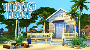 I've seen beach front houses on stilts like this in many places and they still always had permanent stairwell access, or even ramps. Tiny Beach House On A Stilt Foundation The Sims 4 Speed Build Youtube