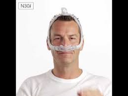 Headgear and chin straps can also lose their elasticity. Resmed Airfit N30i Fitting Tips Nasal Cradle Cpap Mask Youtube