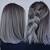 Ash Grey Dark Grey Hair Color For Short Hair