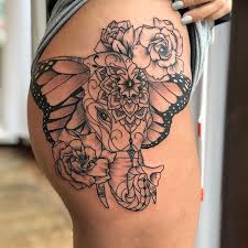 Cute Elephant Tattoo Ideas Cute Elephant Tattoo Thigh Tattoos Women Tattoos