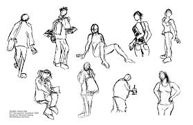 The more you practice the more you learn to manipulate this technique. Gesture Drawing By David Lindo At Coroflot Com