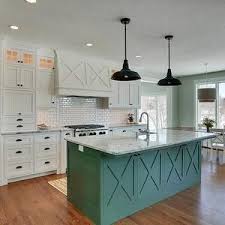 Black French Range Cottage Kitchen Mary Evelyn Interiors Beadboard Kitchen Green Kitchen Island Beadboard Kitchen Cabinets
