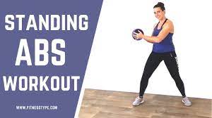 Sit your hips back into a squat then bring the ball down to your right side, just outside your knee. 15 Minute Abs Workout With Ball Ab Targeting Exercises With Medicine Ball Youtube