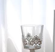 Popular White Marble Glass Candle Holder with Base ...