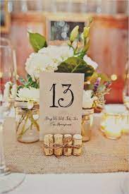 Must try this creative idea with your table number cards holder for your wedding. 17 Creative Ways To Display Your Wedding Table Numbers Weddingsonline Table Numbers Wedding Diy Wine Cork Wedding Cork Wedding