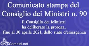 Questa mattina il ministro speranza e il commissario arcuri hanno incontrato con urgenza i vertici di astrazeneca italia, che però hanno. Comunicato Stampa Del Consiglio Dei Ministri N 90 Campini Net