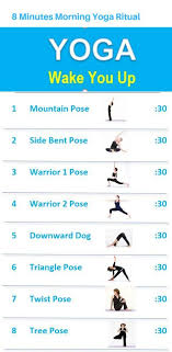 Wake Up Yoga Flow Routine 8 Minutes Morning Yoga Morning Yoga Poses Wake Up Yoga