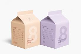Milk Carton Mockup Milk Carton Carton Design Milk Packaging