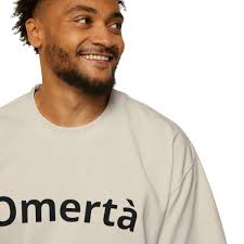 Omertà Men's Oversized T Shirt