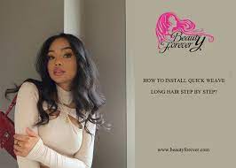 A stylist will place the weave cap on your head before the bonding. How To Install Quick Weave Long Hair Step By Step