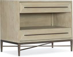Shop elixir 2 drawer nightstand. Hooker Furniture Bedroom Cascade Two Drawer Nightstand 6120 90016 80