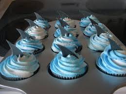 Baby Shark Cupcake Cake 1st Birthday Shark Cupcakes Shark Birthday Cakes Shark Cupcakes Childrens Birthday Cakes