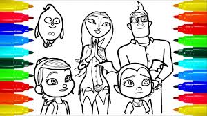 Gregoria and bridget colouring page. Vampirina Coloring Pages Colouring Pages For Kids With Colored Markers Youtube