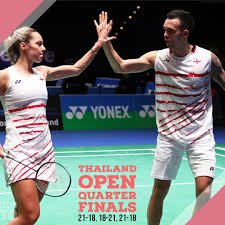 England badminton stars and husband and wife team chris and gabby adcock have pulled out due from the unheralded badminton nation of nigeria. That Was A Breath Taking Match Congratulations Adcockchris Gabbyadcock For Cruising Into Semifinals For More Upd Badminton Sport Badminton Badminton Outfit