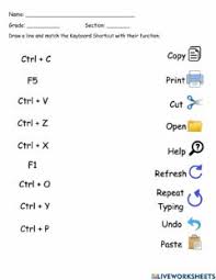 It is important not to try and remember the vocabulary, but just to use the list as a reference guide to help. Computer Science Worksheets And Online Exercises