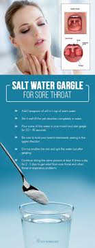 Diy Salt Water Gargle For Sore Throat Gargle For Sore Throat Sore Throat Throat Remedies