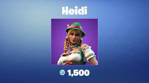 Fortnite is an online video game developed by epic games and released in 2017. Heidi Outfit Fnbr Co Fortnite Cosmetics