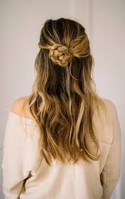 For this hairdo for long hair, part your hair into several vertical sections. Easy Hairstyles That Put The Mom Bun To Shame