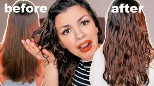 How to style your straight, wavy, curly, or coily hair. I Tried The Curly Girl Method On Straight Hair Youtube