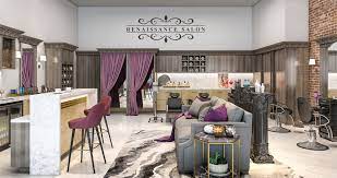 Those who are looking for a unique pedicure, nails, facials, and hair indulgences will enjoy the powder room. Upscale Beauty Salon Contemporary Powder Room Los Angeles By Closet Factory Houzz