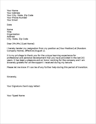 A resignation letter expresses your intention to leave the company you currently work for. Free 45 Resignation Letter Templates In Ms Word
