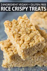 And they are a delicious, healthy treat that everyone loves. Vegan Rice Crispy Treats Gluten Free