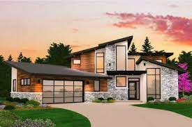 It is easier than ever to make a floor plan for a house with the advent of the internet. Gianni Three Story Modern House Plan With Garage By Mark Stewart