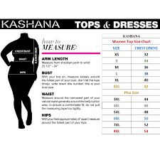 Ladies Show Shirt Size Chart Rldm