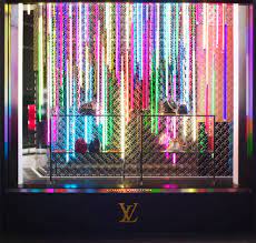 Fluo Vitrines Louis Vuitton Window Light Retail Design Display Design