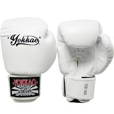 Vertigo White Muay Thai Gloves