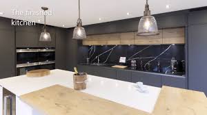 Silestone quartz worktops and kitchen counters in eternal statuario from silestone's eternal series. Case Study Silestone Eternal Marquina White Quartz Fitted In Leicestershire Youtube