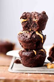 Peanut Butter Banana Black Bean Brownies Recipe Only 125 Calories Recipe Brownie Recipes Bean Brownies Banana Brownies