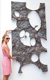 Abstract Metal Wall Sculpture Gahr Outdoor Metal Wall Art Contemporary Metal Wall Art Metal Sculpture Wall Art
