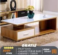 Meja Ruang Tamu Retro H500 1 Laci Modern Luxury Meja Minimalis