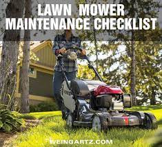 For additional resources checkout our benefits of zero turn mower blog,. Lawn Mower Maintenance Checklist Weingartz