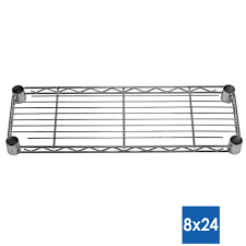 Maybe you would like to learn more about one of these? 8 D X 24 W Chrome Wire Shelving Unit With 5 Shelves