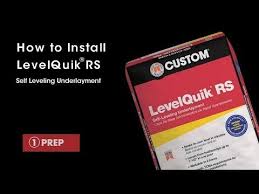 How To Install Levelquik Rs Self Leveling Underlayment Youtube Underlayment Installation Self