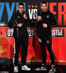 Boxers tim tszyu and michael zerafa face off at a press conference at the star casino. 2oq6hnmq7a3c3m