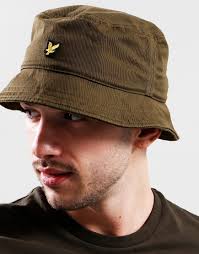 Discount lyle scott bucket hat New Arrivals Lyle Scott Twill Bucket Hat  Leaf Green Men s Lobby
