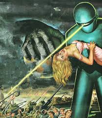 The Day the Earth Stood Still'', 1951, movie poster painting Painting by  Retro Movie Art - Pixels
