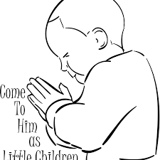 Christian children clipart, church kids child praying at bedside 54kb 776x501: Child Praying To Godawing Line Pencil Art Print Signed Child Praying Coloring Page Clipart Full Size Clipart 3480542 Pinclipart