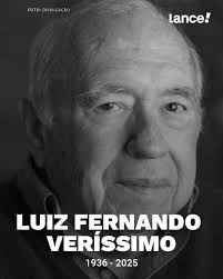 LUTO! Hoje nos despedimos de um dos maiores cronistas brasileiros e  torcedor do Internacional, Luiz Fernando Veríssimo. Seus principais  trabalhos são as obras: 'O Tempo e O Vento', 'Ed Mort e Outras