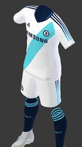 Chelsea's home kit colours are royal blue shirts and shorts with white socks. Kit Chelsea 2012 13 Away Wepes Kits